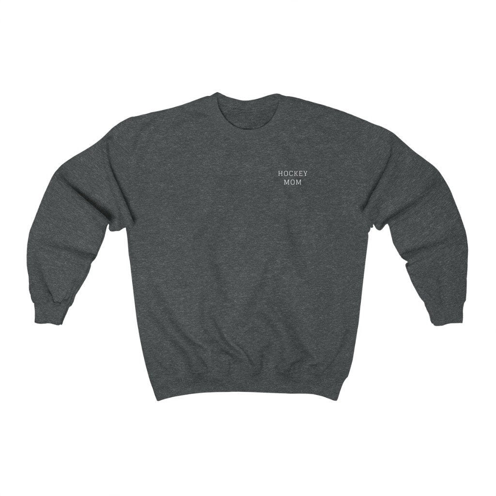 Hockey Mom Sweater, Crewneck Sweatshirt, Mother's Day Present, Gift For Mom, Sporty Mom Shirt, Custom Mama Pullover, Personalized