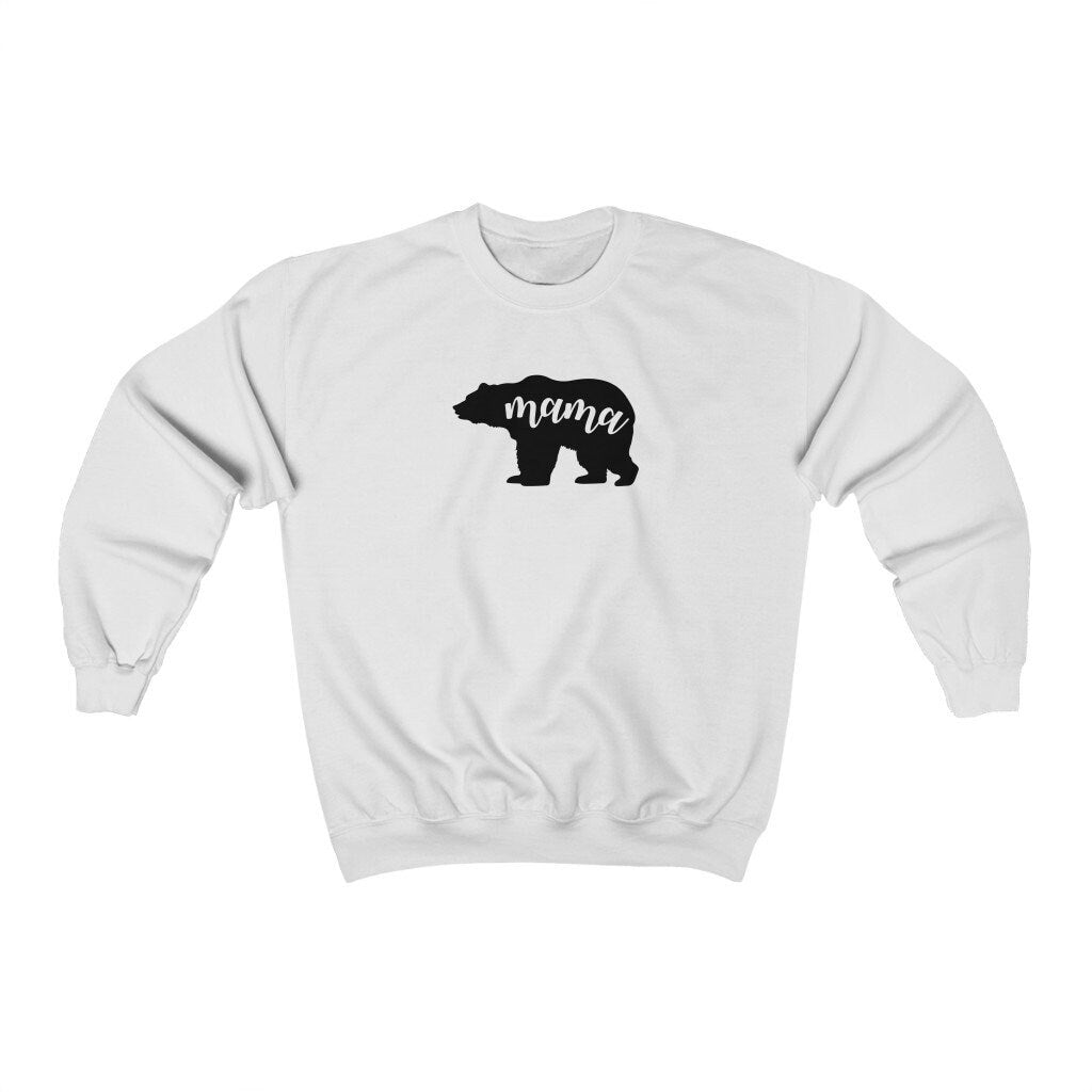 Mama Bear Sweatshirt, Mom Crewneck, Pregnancy Gift, Gift for New Mom, Comfy Mum Sweater, Mother's Day Present