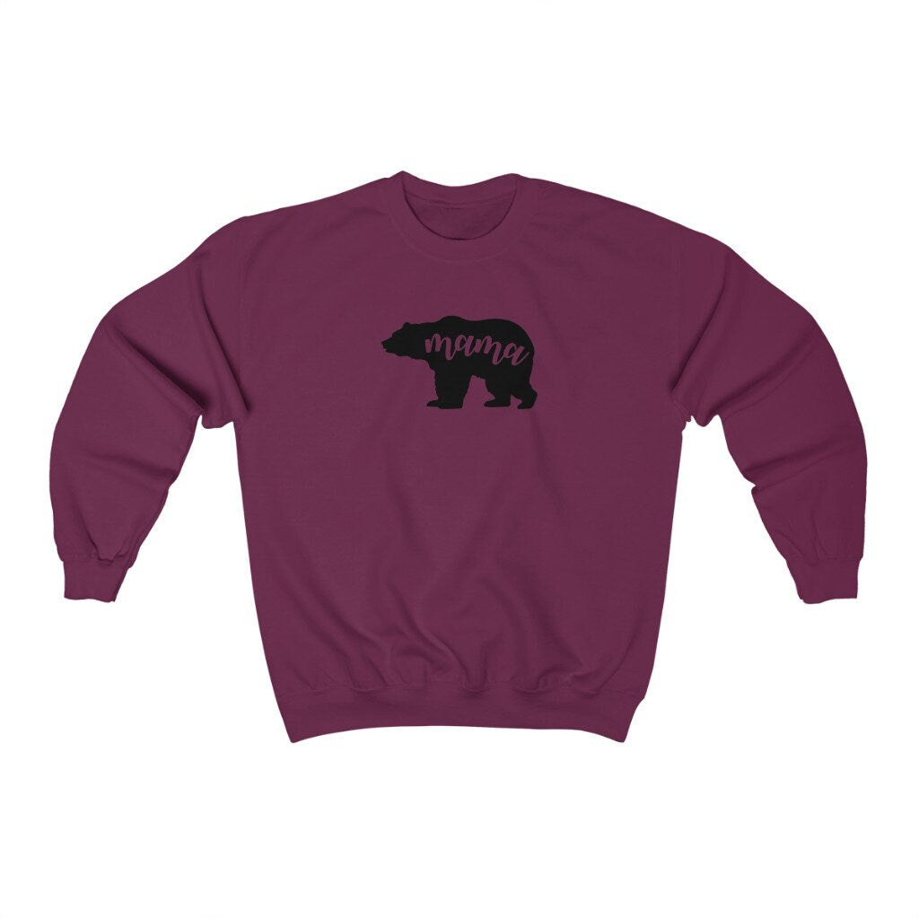 Mama Bear Sweatshirt, Mom Crewneck, Pregnancy Gift, Gift for New Mom, Comfy Mum Sweater, Mother's Day Present