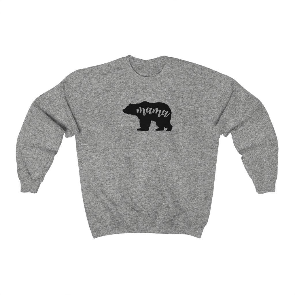 Mama Bear Sweatshirt, Mom Crewneck, Pregnancy Gift, Gift for New Mom, Comfy Mum Sweater, Mother's Day Present