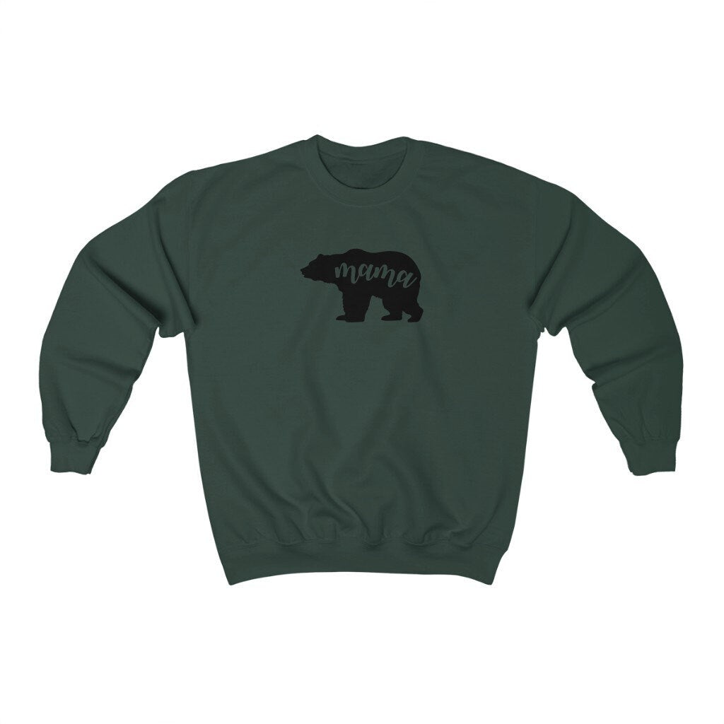 Mama Bear Sweatshirt, Mom Crewneck, Pregnancy Gift, Gift for New Mom, Comfy Mum Sweater, Mother's Day Present