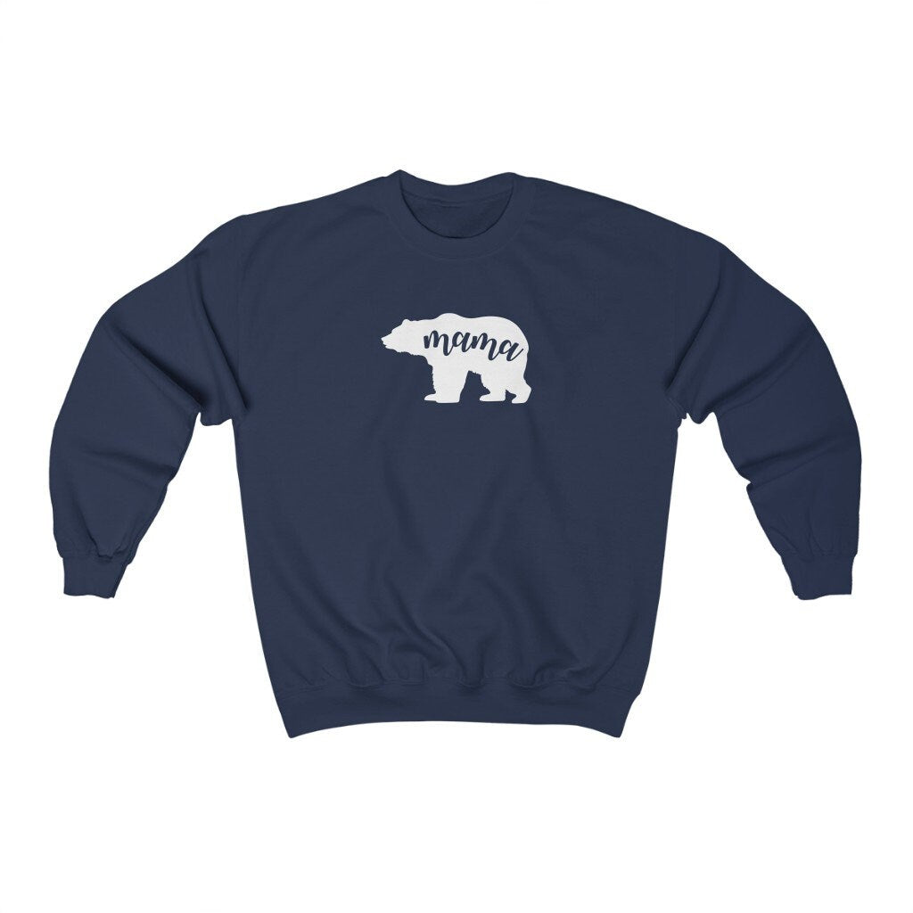 Mama Bear Sweatshirt, Mom Crewneck, Pregnancy Gift, Gift for New Mom, Comfy Mum Sweater, Mother's Day Present