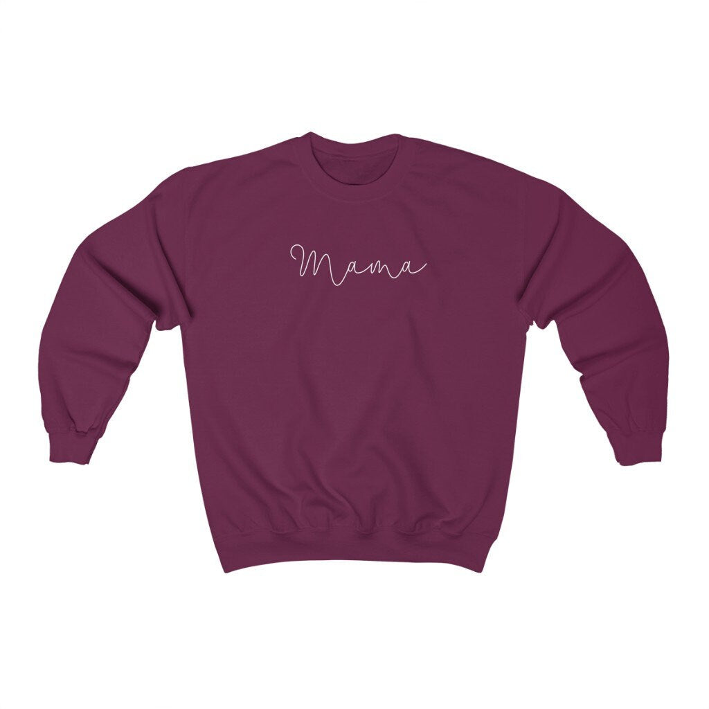Mama Sweatshirt, Mama Crewneck, Gift for Mom, Mothers Day Present, Mama Shirt, Gift for New Mom, Baby Shower, Pregnancy Gift