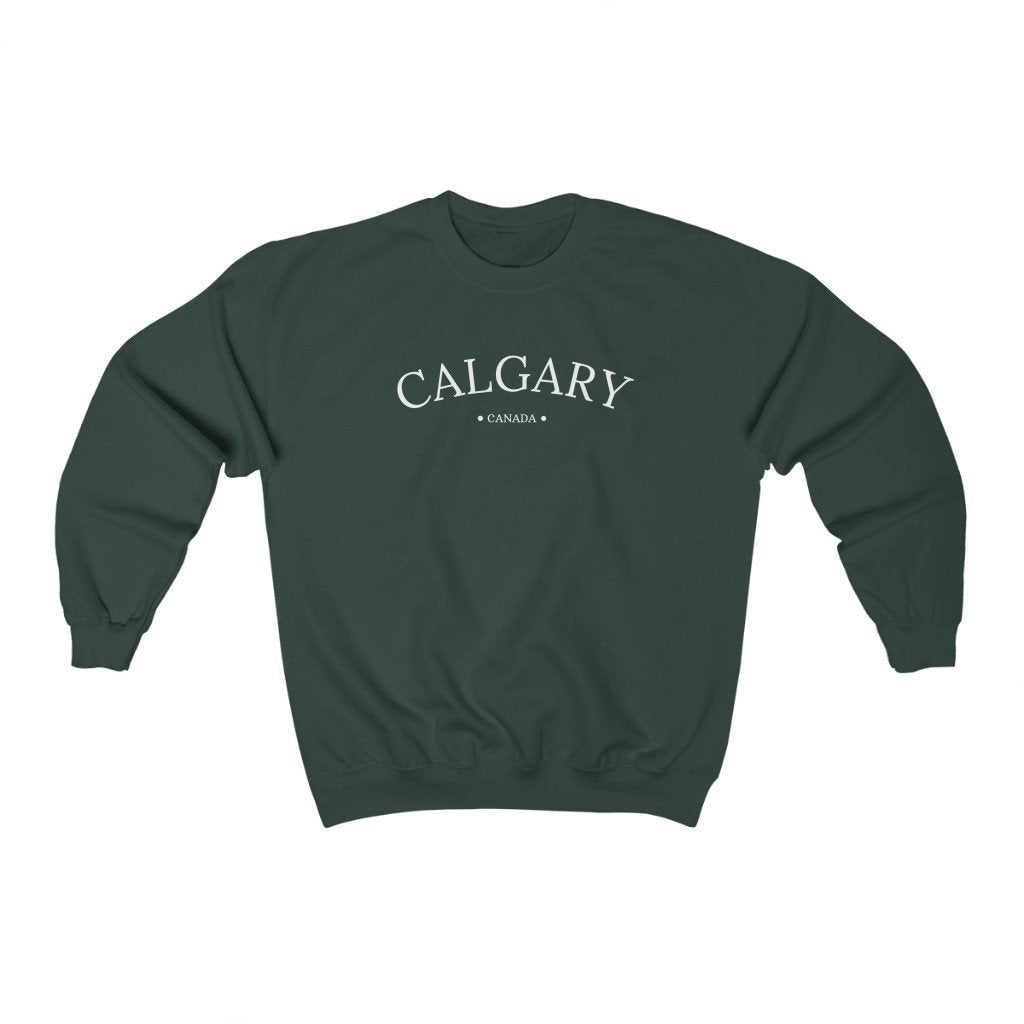 Calgary Sweatshirt, Canada Long Sleeve, Alberta Unisex Shirt, Womens Crewneck, Calgary Pullover, Moving Gift