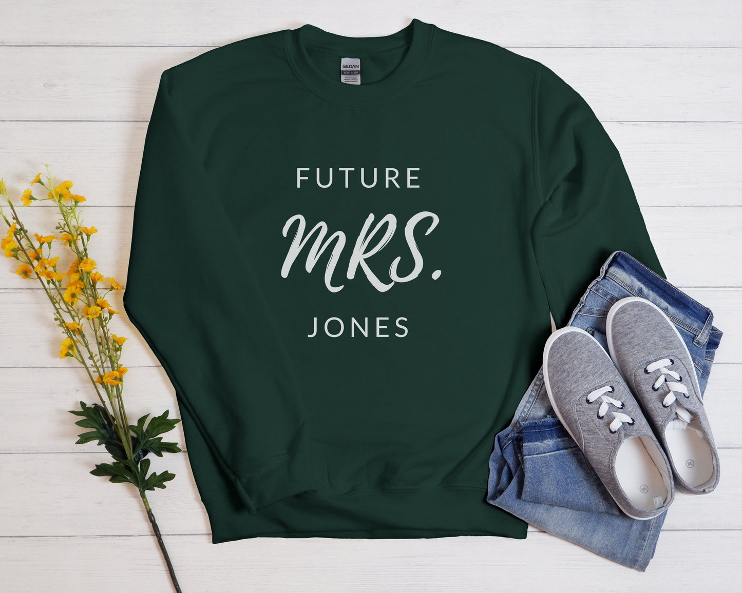 Future Mrs. Sweatshirt, Fiancee Shirt, Bride Gift, Engagement Present, Marriage Proposal, Wedding Shower Sweater