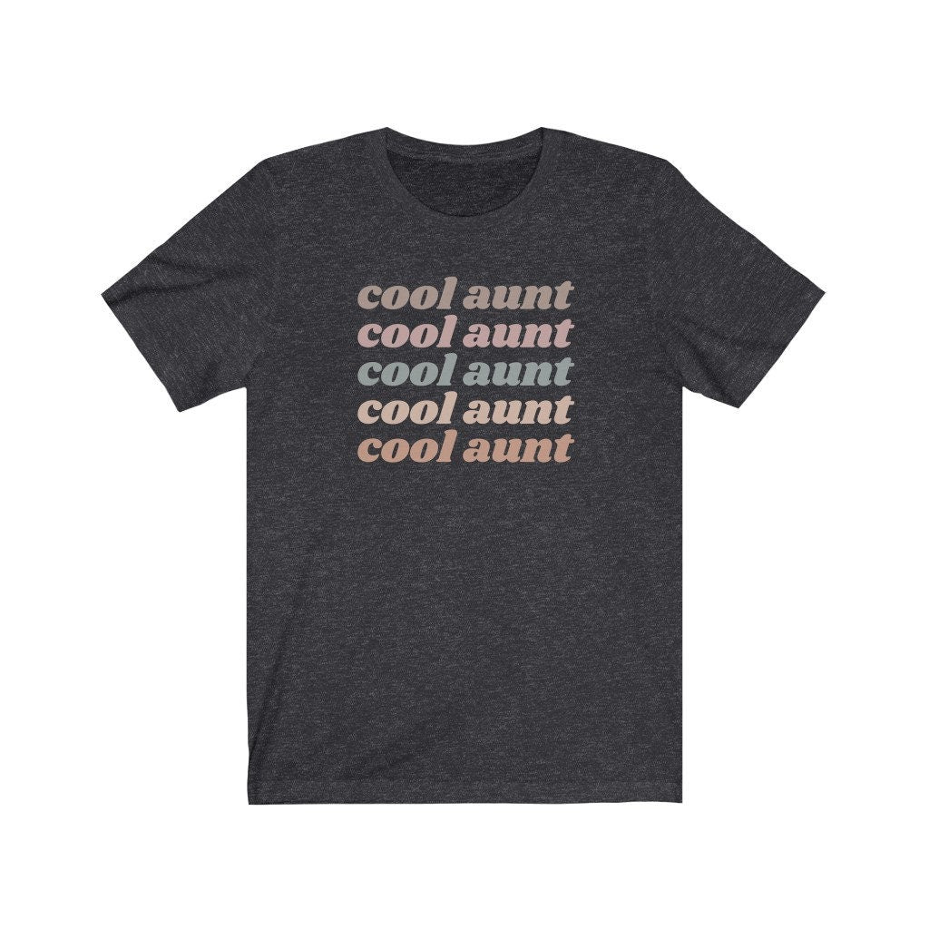 Cool Aunt Shirt, Auntie Shirts, Retro Vintage Tshirt, Cute New Aunt Tee, Gift for Sister, Pregnancy Announcement
