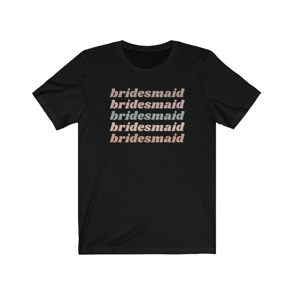 Bridesmaid Shirt, Bridesmaid Proposal Gift, Maid of Honor, Bridal Party, Bachelorette Party Shirts, Getting Ready Outfits, Bride Tribe Tee