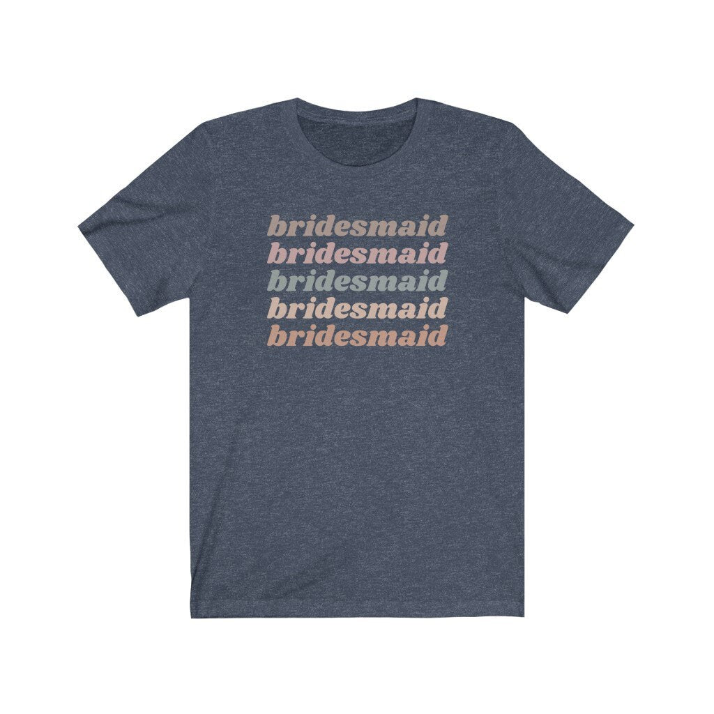 Bridesmaid Shirt, Bridesmaid Proposal Gift, Maid of Honor, Bridal Party, Bachelorette Party Shirts, Getting Ready Outfits, Bride Tribe Tee