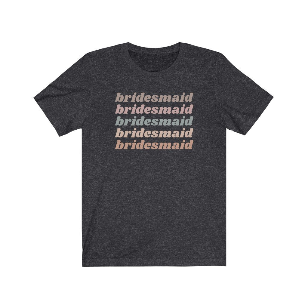 Bridesmaid Shirt, Bridesmaid Proposal Gift, Maid of Honor, Bridal Party, Bachelorette Party Shirts, Getting Ready Outfits, Bride Tribe Tee