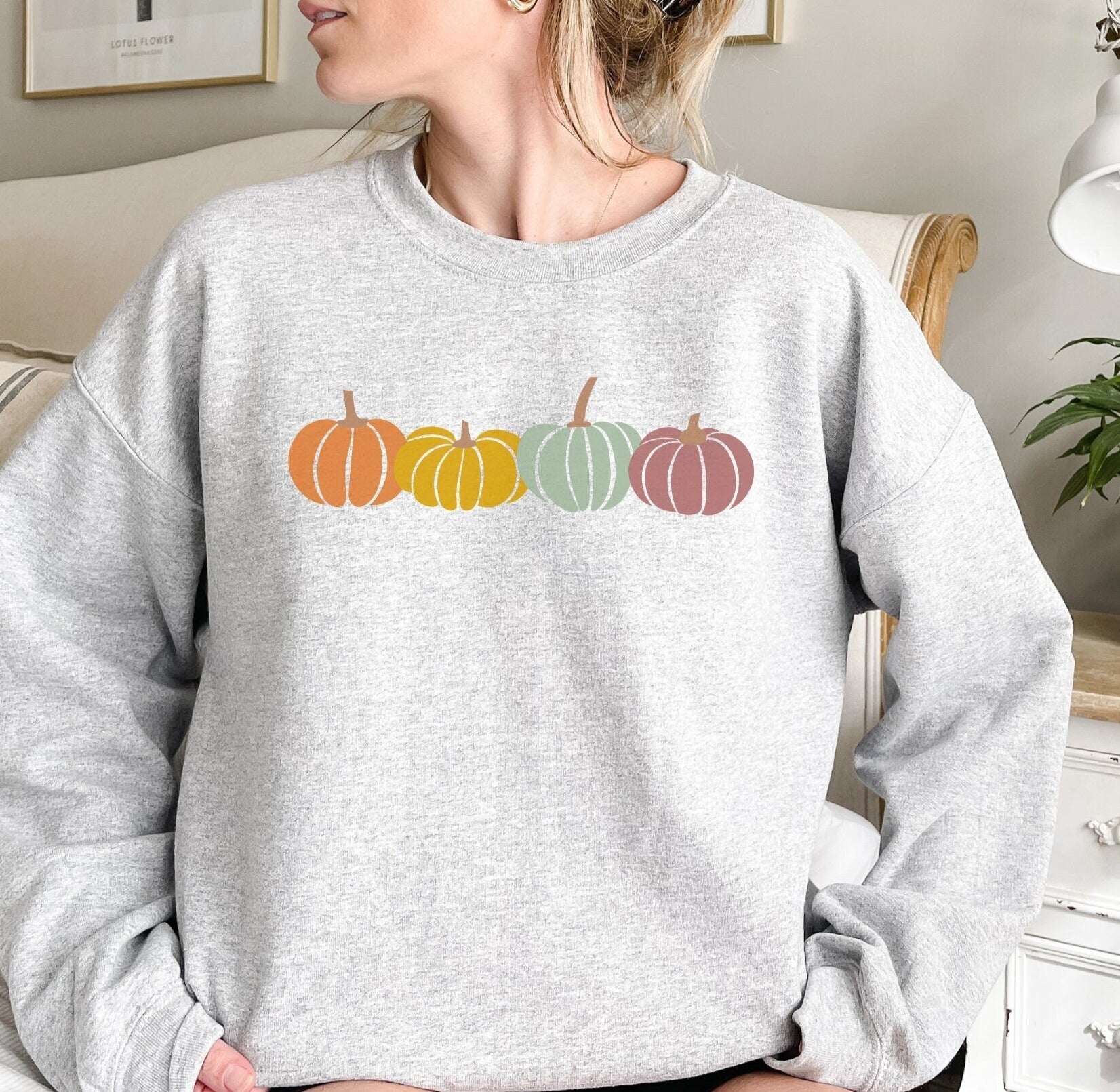 Pastel Pumpkin Sweatshirt – IronHorseStudios