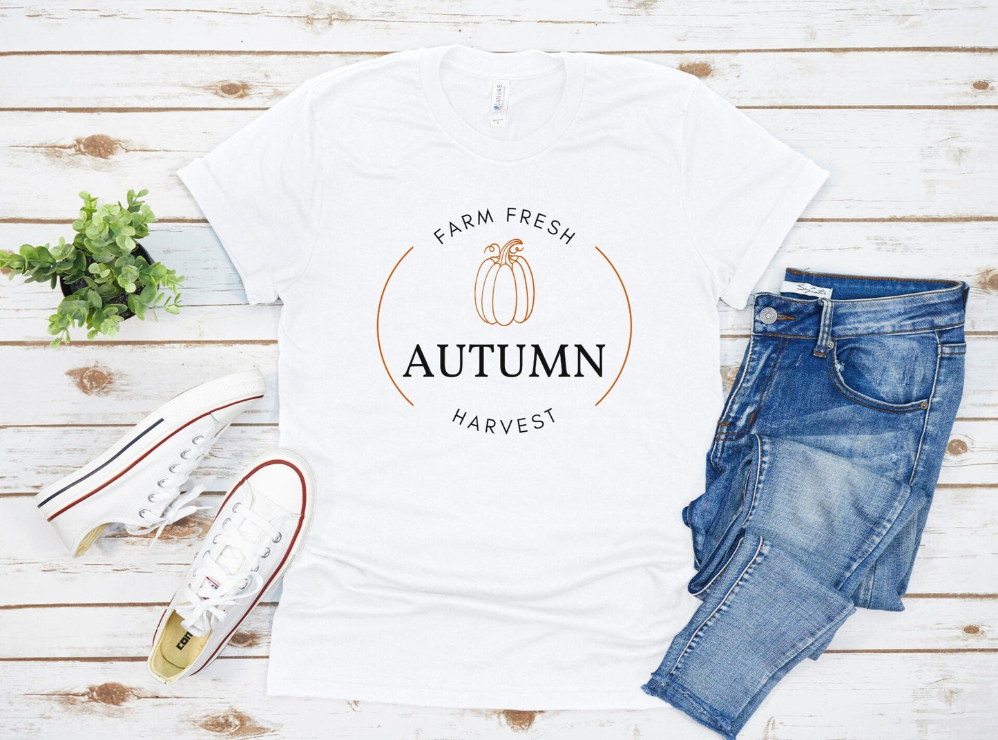 Farm Fresh Autumn Harvest Shirt, Cute Pumpkin Tee, Aesthetic Fall Tshirt, Fall Vibes, Thanksgiving Gift, Pumpkin Picking Shirt, Halloween