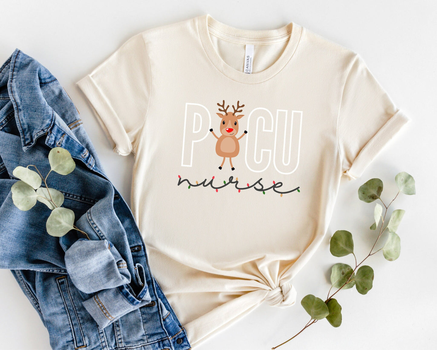 PICU Christmas Shirt, Pediatric Intensive Care Unit Nurse Tee, Pediatric ICU Nurse Shirt, Xmas Gift for PICU Nurse, Hospital Party Tshirt