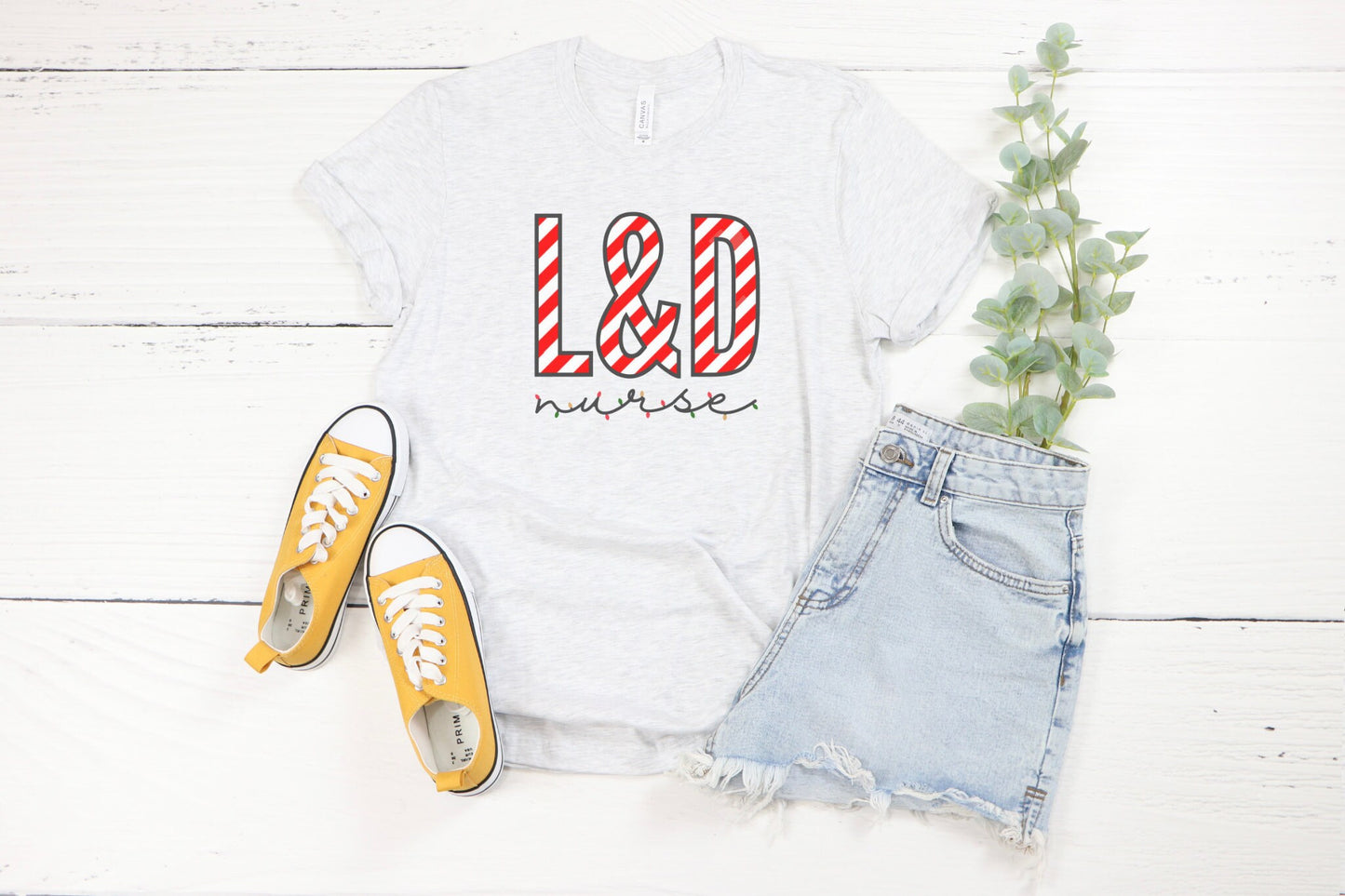 Labor and Delivery Nurse Christmas Shirt, L&D Nurse Xmas Tee, Secret Santa Nursing Tshirt, RN Holiday Party Clothing, Gift for Nurse