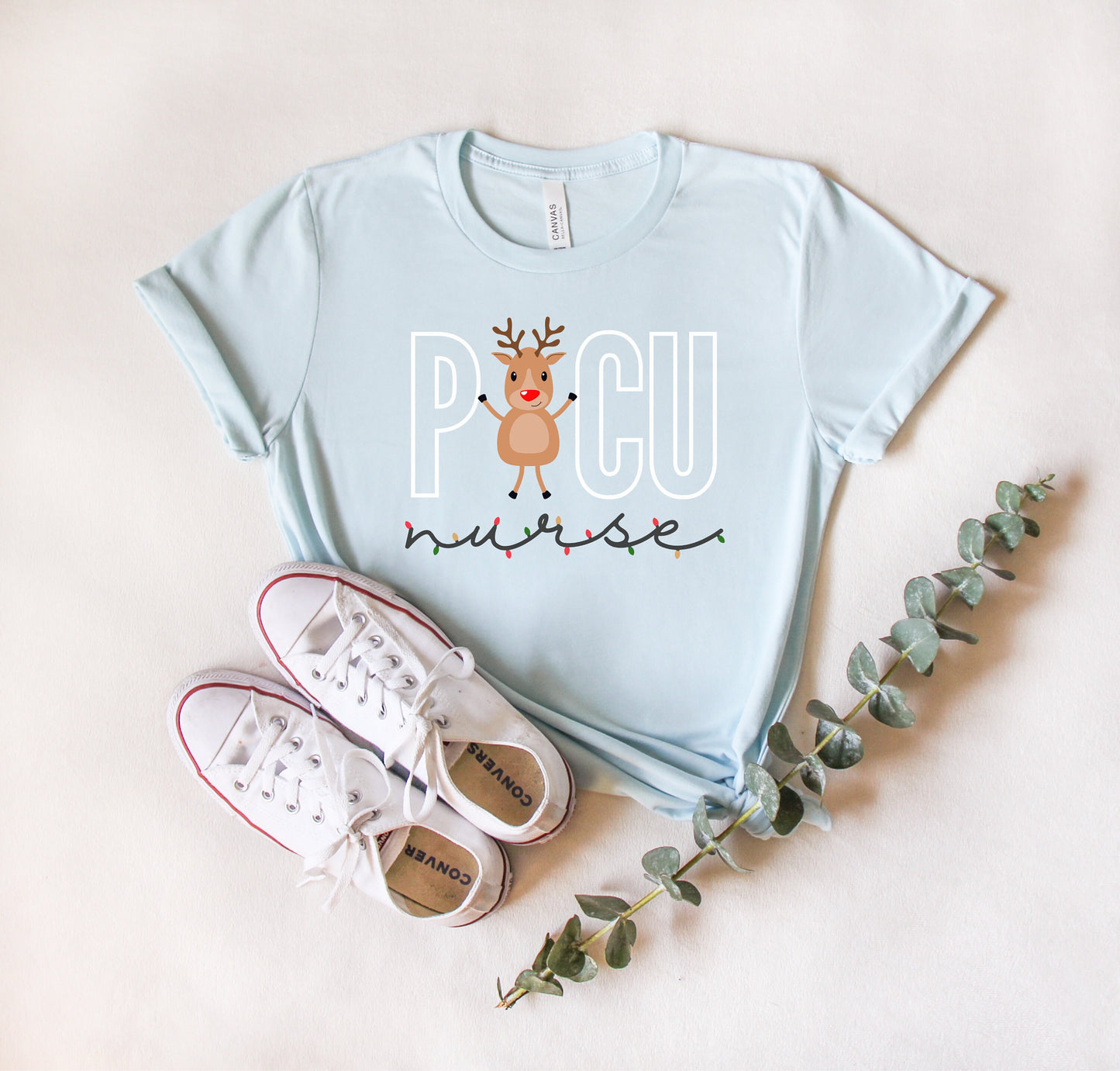 PICU Christmas Shirt, Pediatric Intensive Care Unit Nurse Tee, Pediatric ICU Nurse Shirt, Xmas Gift for PICU Nurse, Hospital Party Tshirt