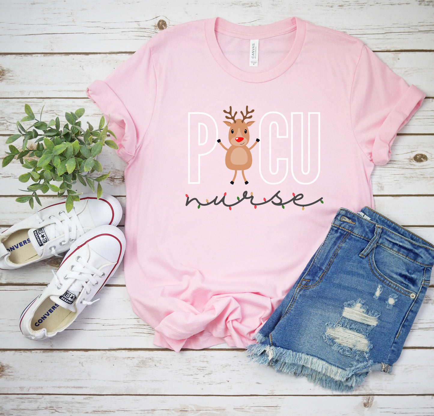 PICU Christmas Shirt, Pediatric Intensive Care Unit Nurse Tee, Pediatric ICU Nurse Shirt, Xmas Gift for PICU Nurse, Hospital Party Tshirt