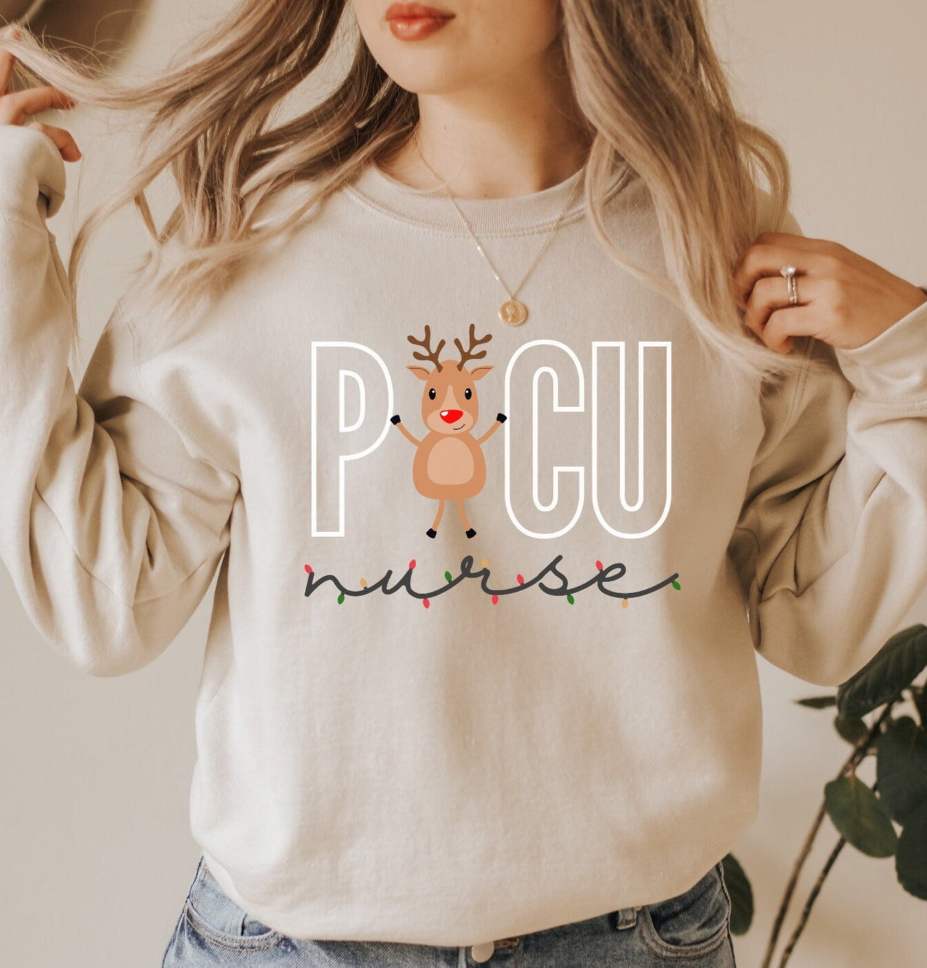 PICU Nurse Christmas Sweater, Pediatric Intensive Care Unit, Pediatric ICU Nurse Sweatshirt, Xmas Gift for PICU Nurse, Hospital Party Shirt