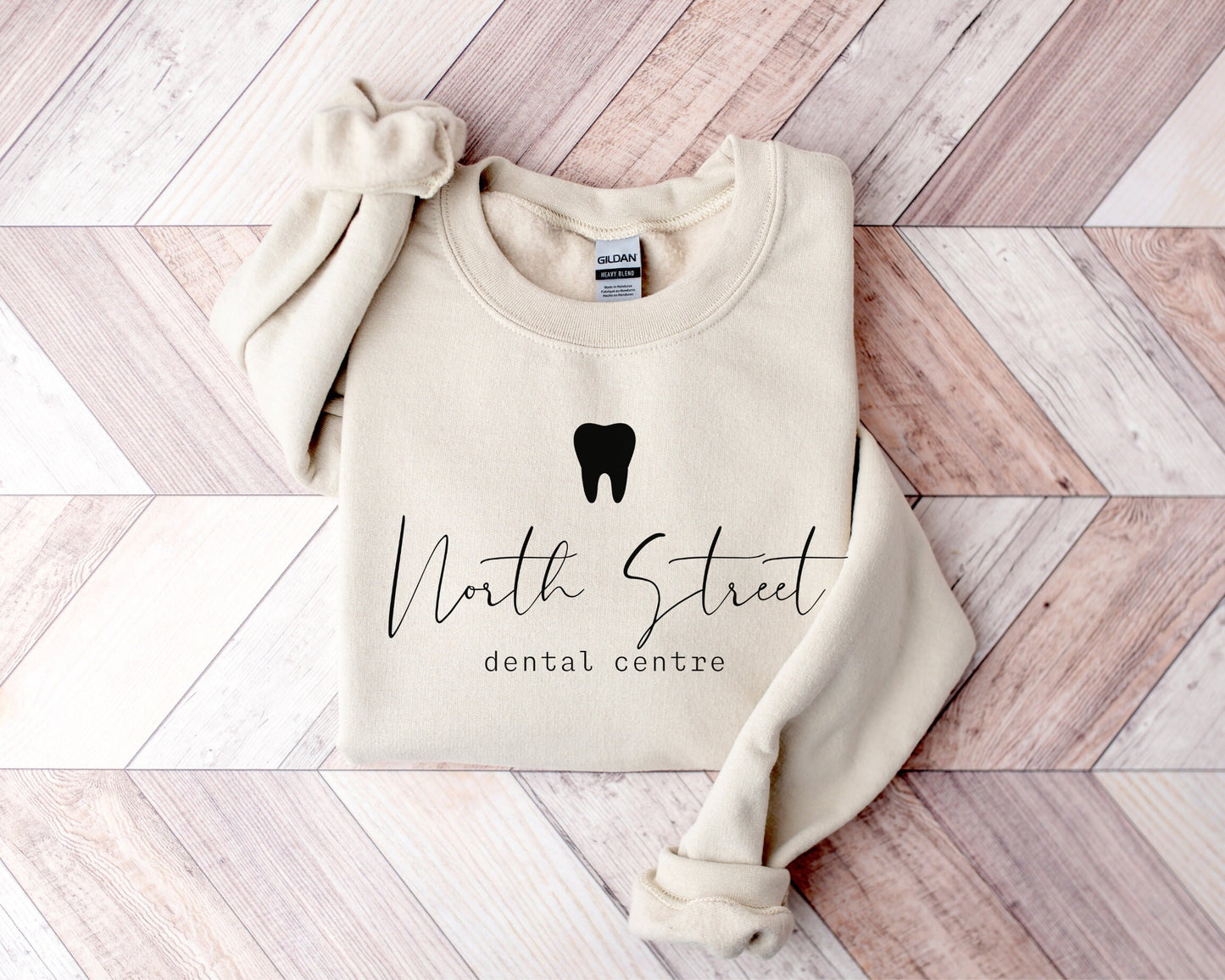 Custom Dental Office Sweater, Personalized Dentist Name Shirt, Orthodontist Gift, Dental Logo Crewneck Sweatshirt, Dental Assistant Gifts