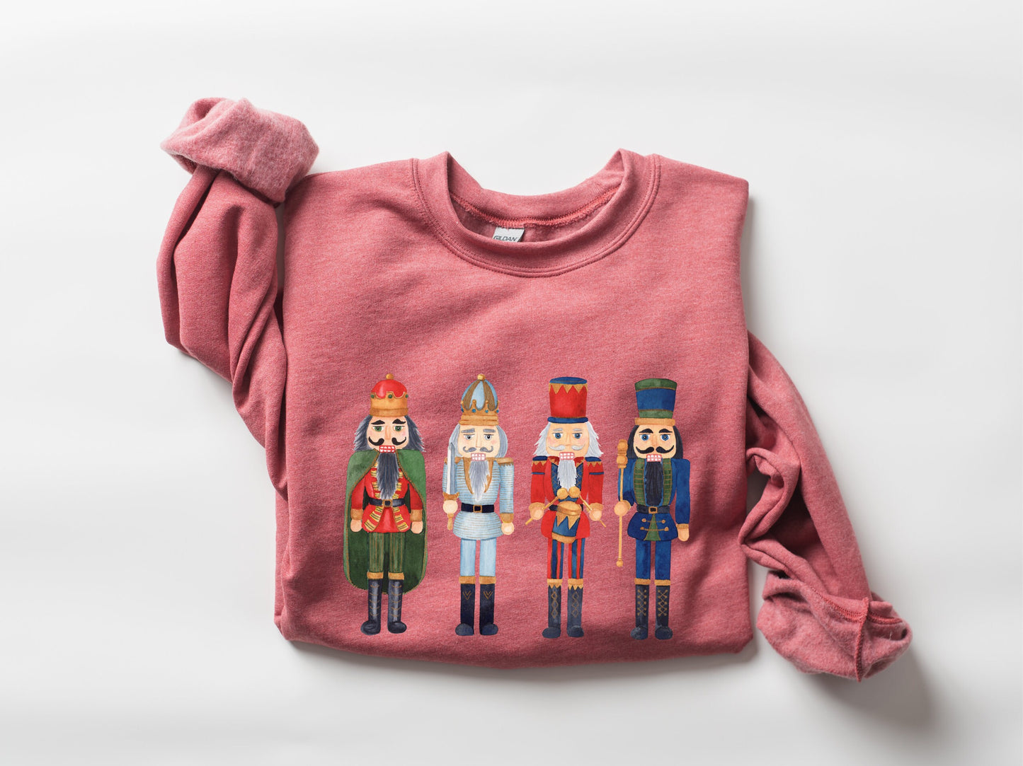 Nutcracker Sweatshirt, Cute Christmas Sweater, Holiday Crewneck, Xmas Shirt, Christmas Gift For Her, Unisex Nutcracker Pullover