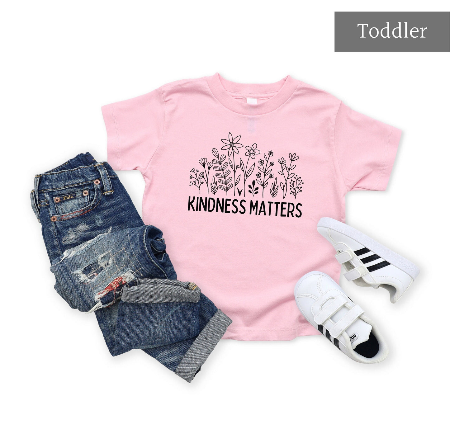 Portion Donated! Pink Shirt Day, Anti Bullying Shirt, Kindness Matters Flower T-Shirt, Stop Bullying Tee, February 28th, Be Kind Shirt