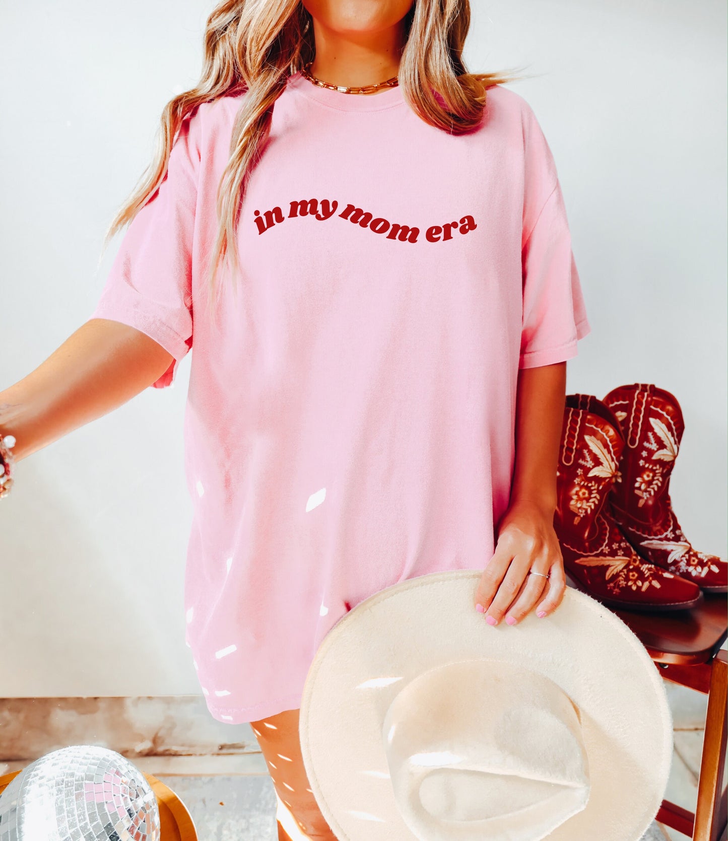 In My Mom Era Shirt, Retro Comfort Colors Mama Tee, Baby Pregnancy Announcement T-Shirt, Gift for New Mom, Expecting Mom Gift