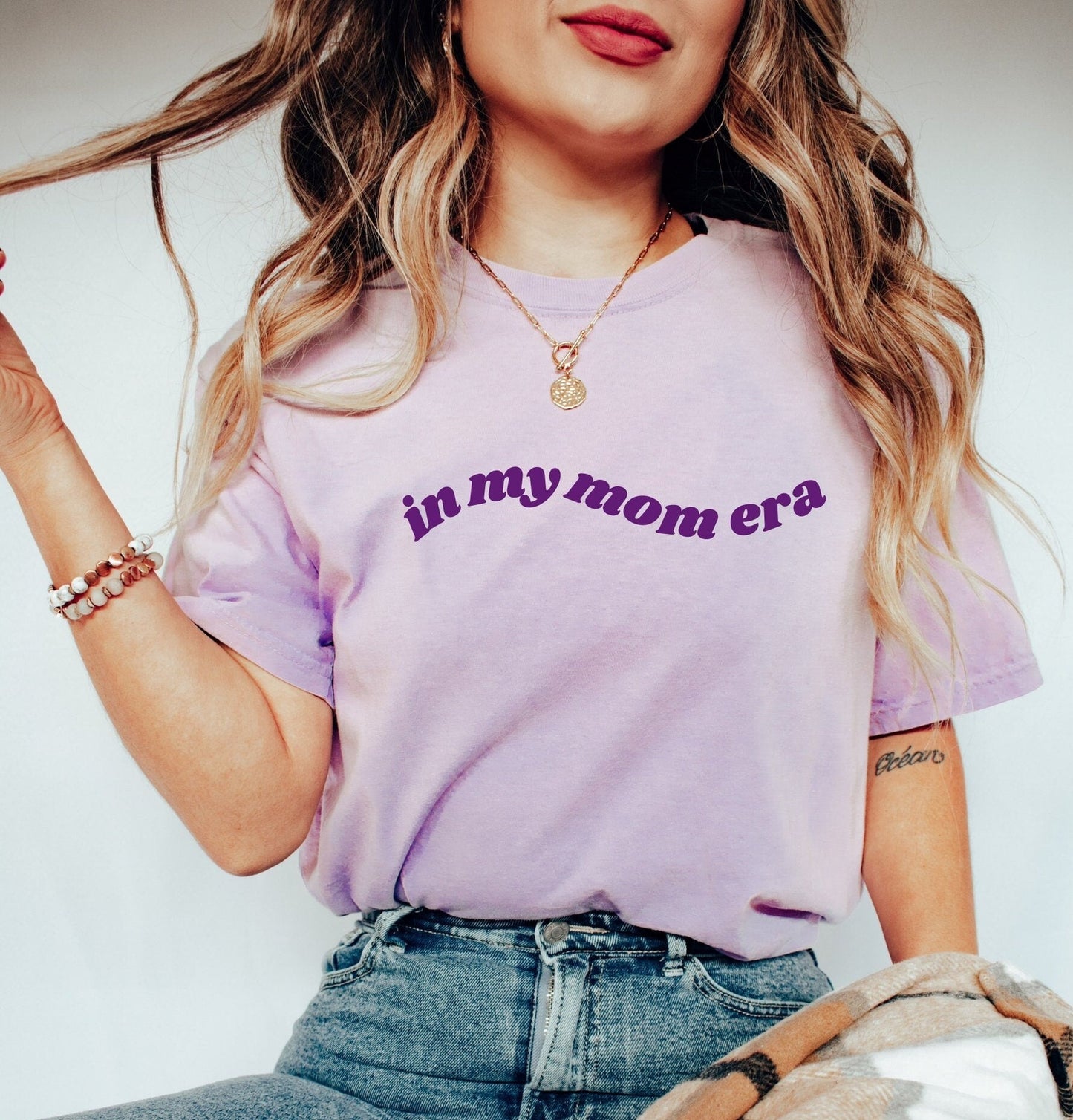 In My Mom Era Shirt, Retro Comfort Colors Mama Tee, Baby Pregnancy Announcement T-Shirt, Gift for New Mom, Expecting Mom Gift