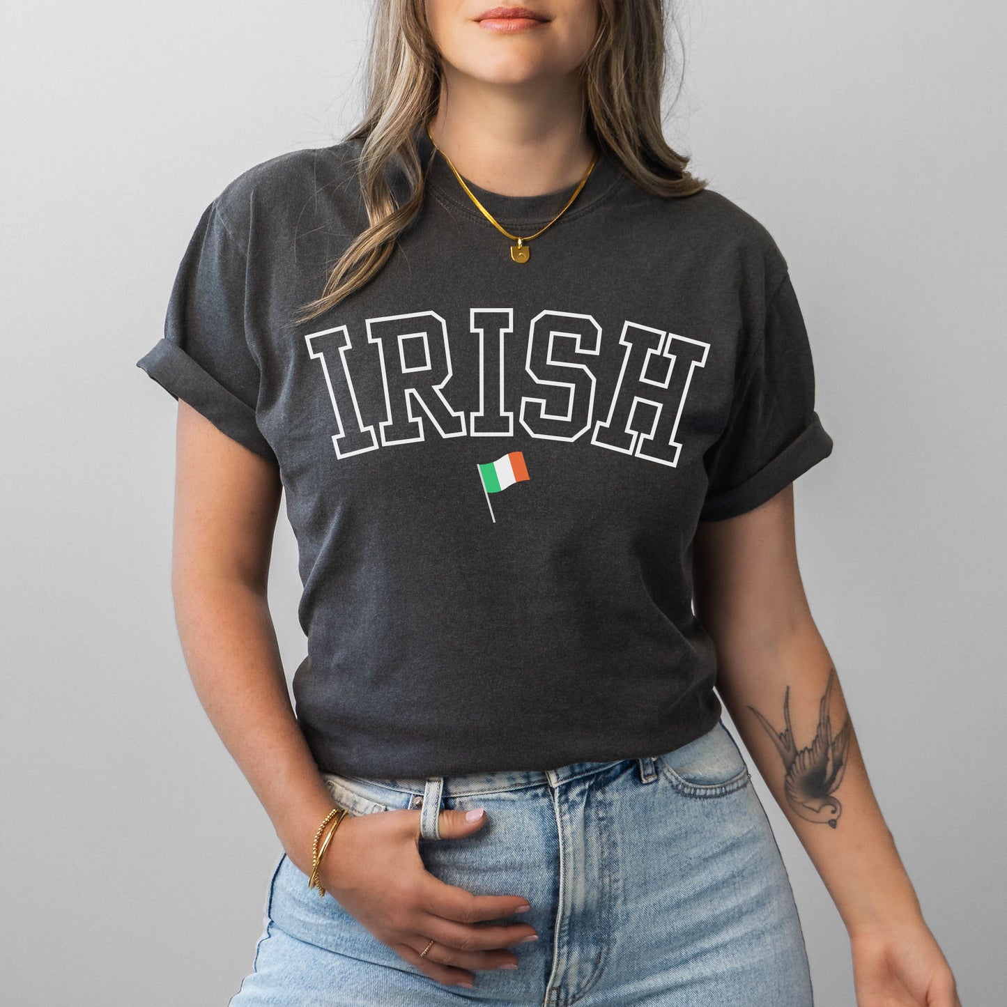 St Patricks Day Shirt, Irish Sweatshirt, Lucky Crewneck, Irish Flag Comfort Colors Tee, Womens Saint Patricks Day Sweater