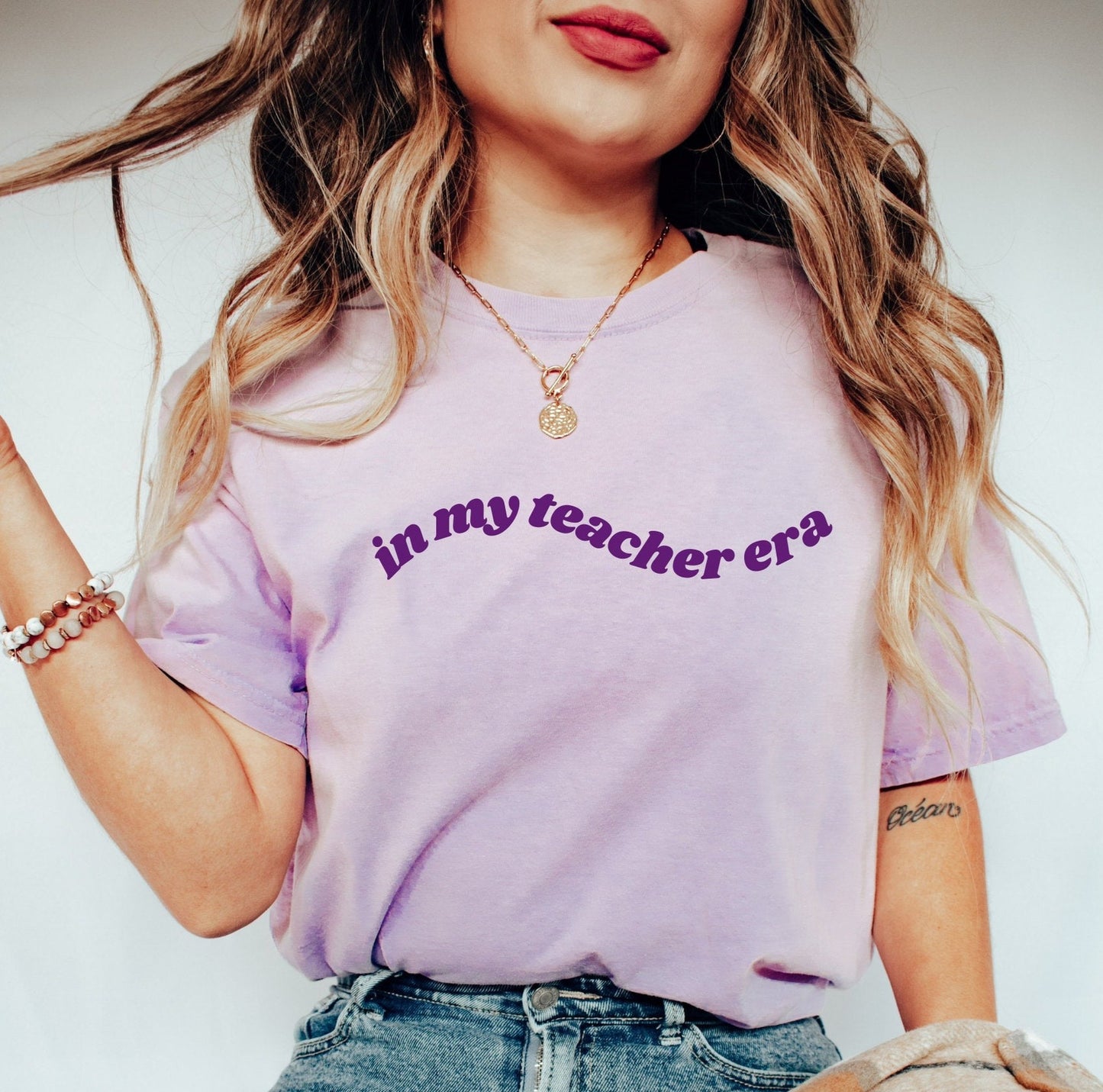 In My Teacher Era Shirt, Retro Comfort Colors Teacher Tee, Back to School T-Shirt, Gift for New Teacher, Cute Educator Shirt