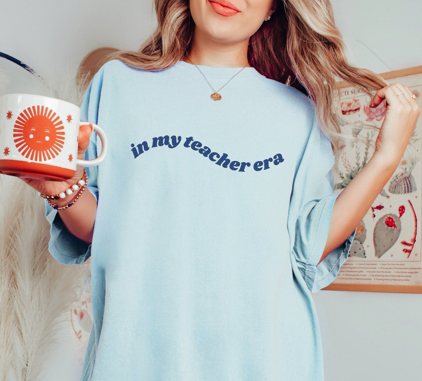 In My Teacher Era Shirt, Retro Comfort Colors Teacher Tee, Back to School T-Shirt, Gift for New Teacher, Cute Educator Shirt