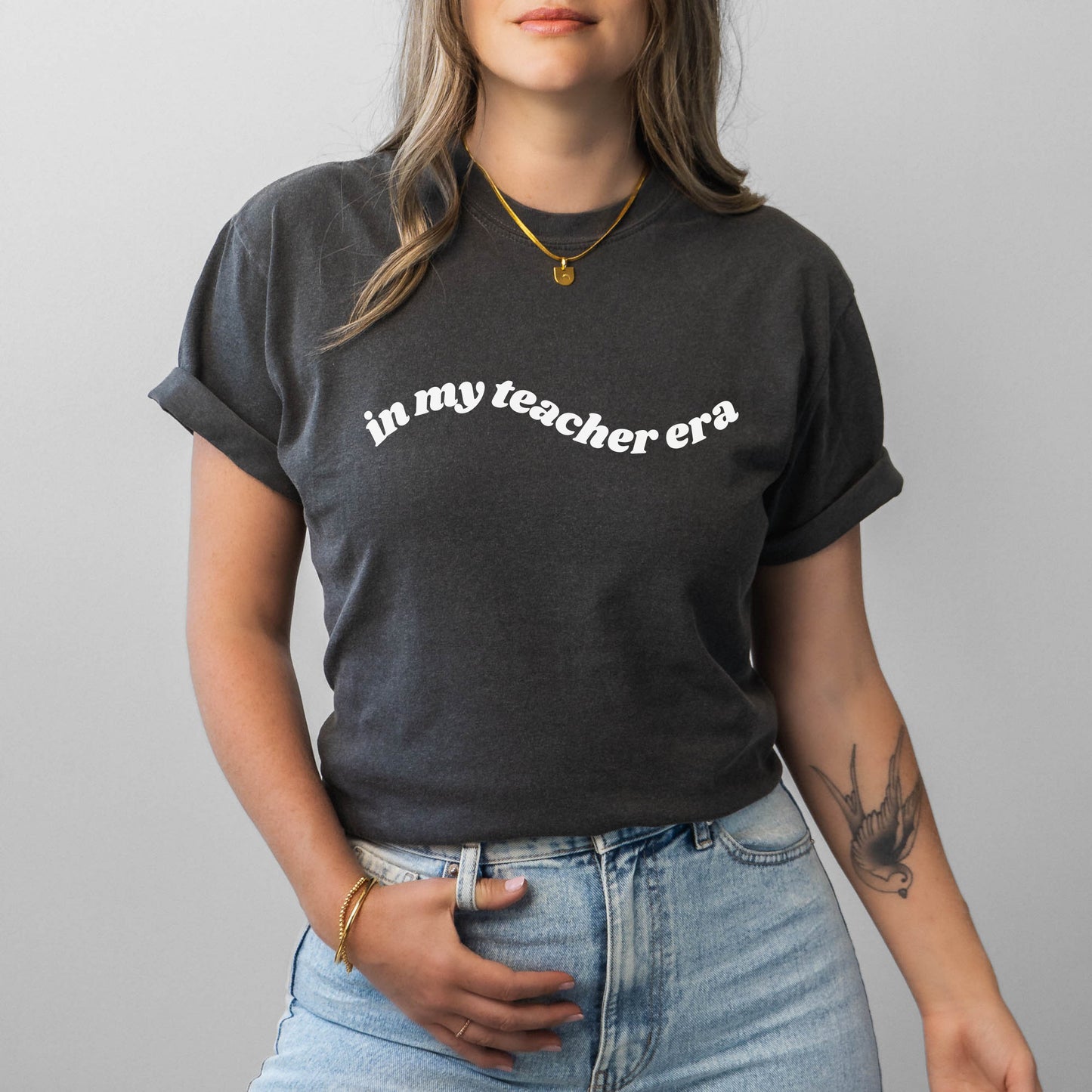 In My Teacher Era Shirt, Retro Comfort Colors Teacher Tee, Back to School T-Shirt, Gift for New Teacher, Cute Educator Shirt