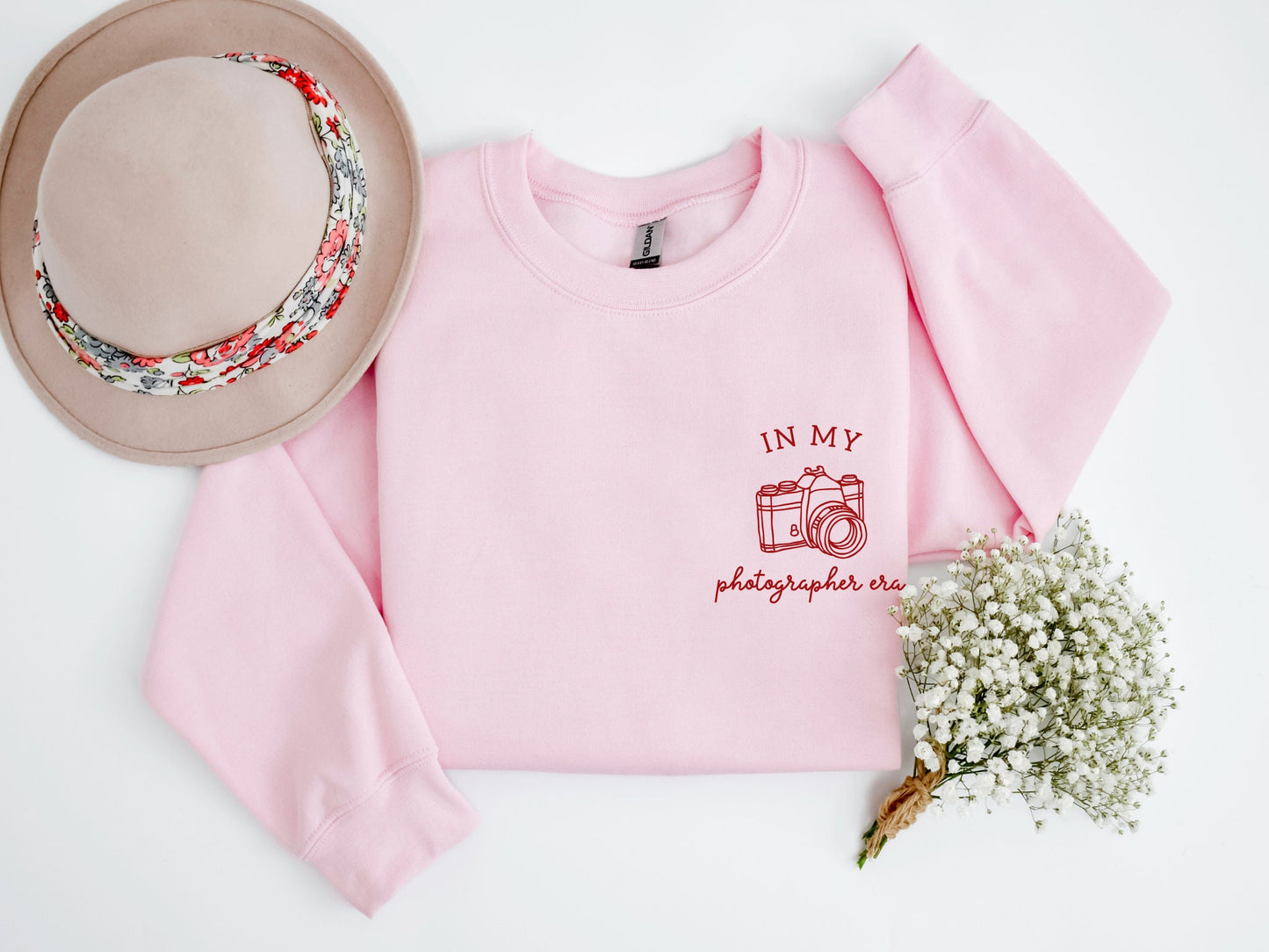 In My Photographer Era Sweatshirt, Gift for Photographer, Photography Crewneck Sweater, Cute Camera Shirt, Wedding Photographer Thank You