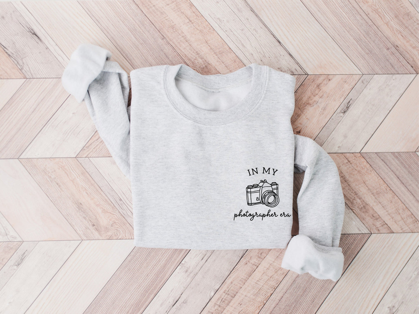 In My Photographer Era Sweatshirt, Gift for Photographer, Photography Crewneck Sweater, Cute Camera Shirt, Wedding Photographer Thank You