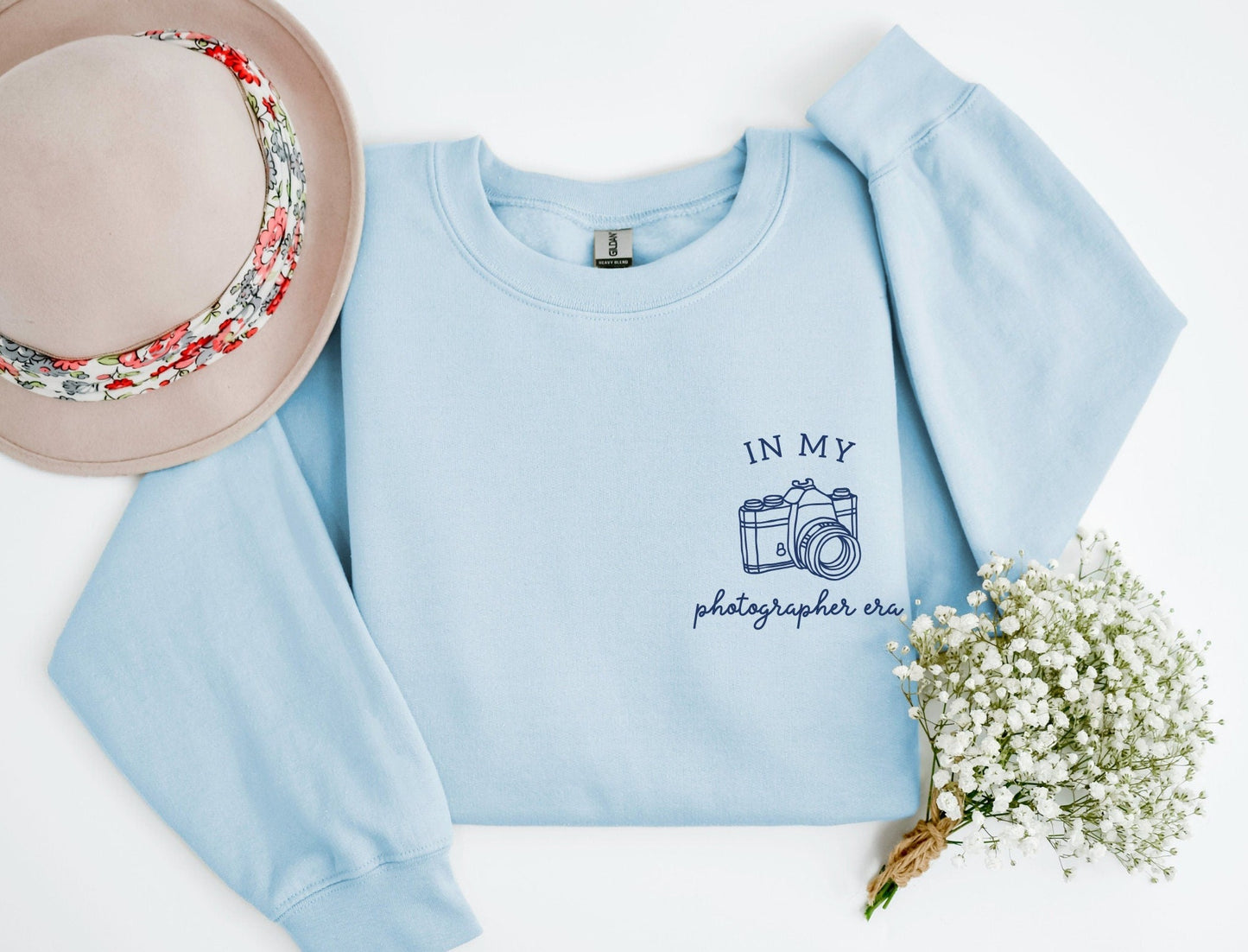 In My Photographer Era Sweatshirt, Gift for Photographer, Photography Crewneck Sweater, Cute Camera Shirt, Wedding Photographer Thank You