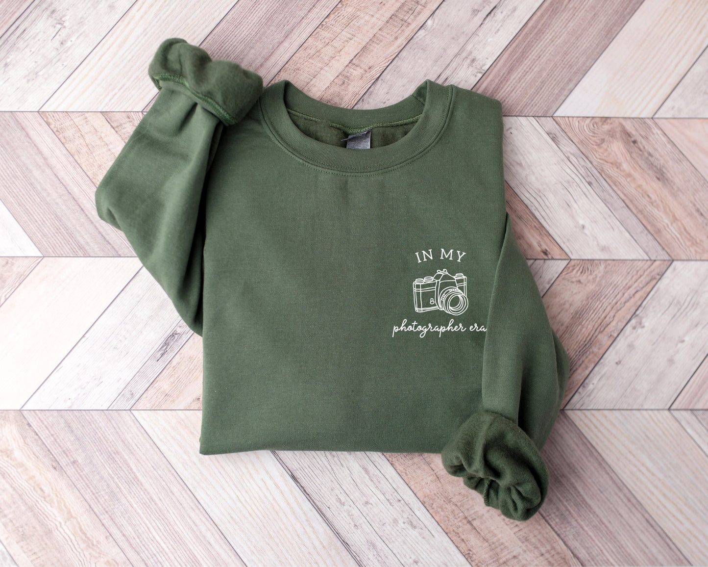 In My Photographer Era Sweatshirt, Gift for Photographer, Photography Crewneck Sweater, Cute Camera Shirt, Wedding Photographer Thank You