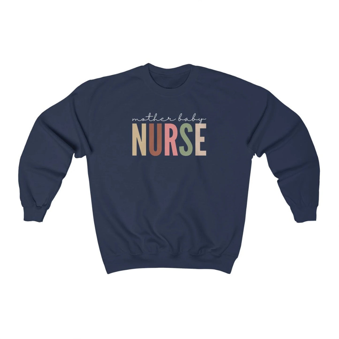 Pastel Mother Baby Nurse Sweatshirt