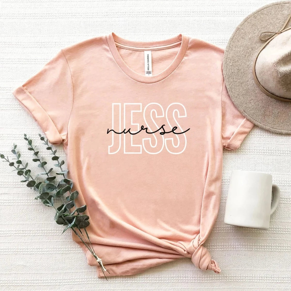 Custom Name Nurse Tee