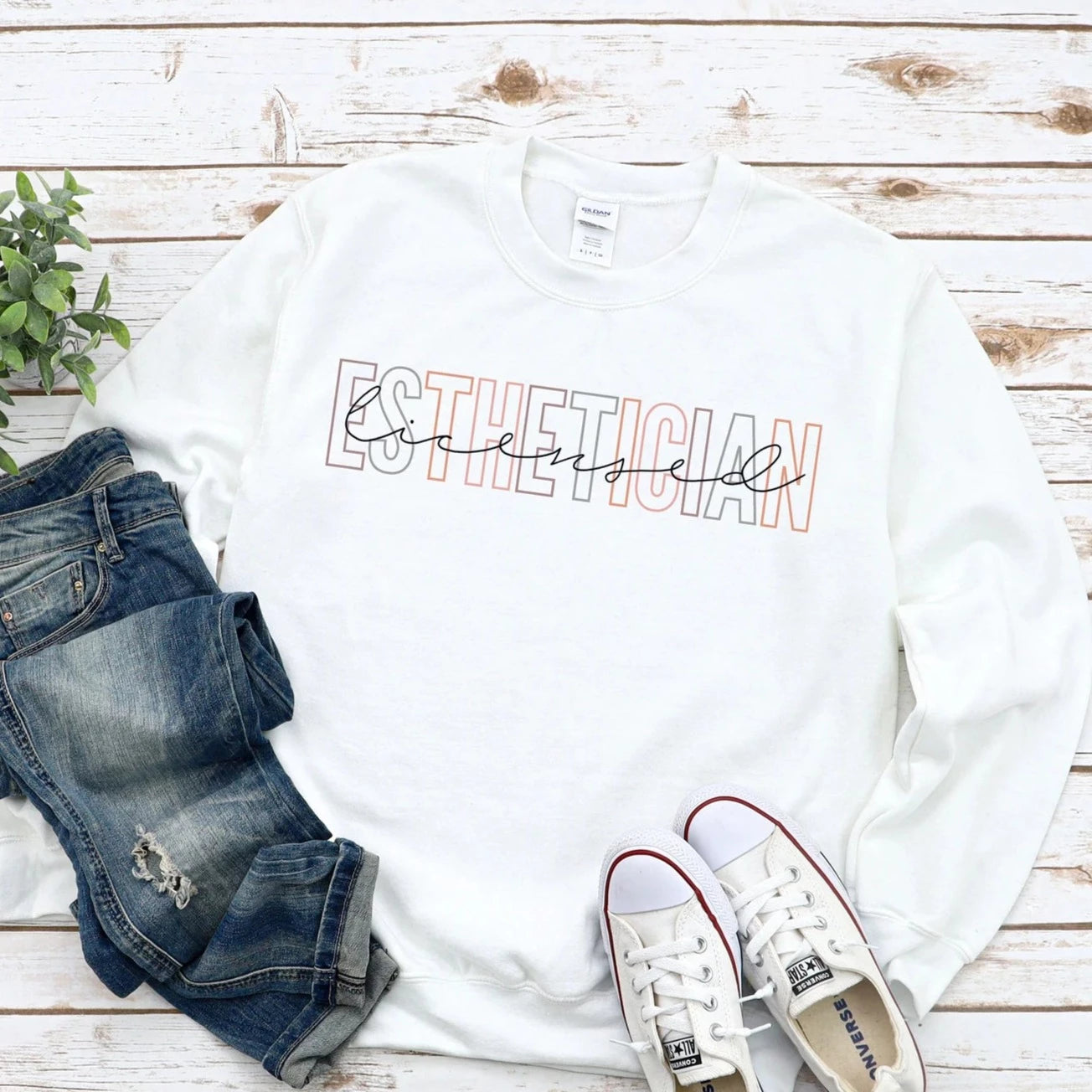 Colorful Esthetician Sweatshirt