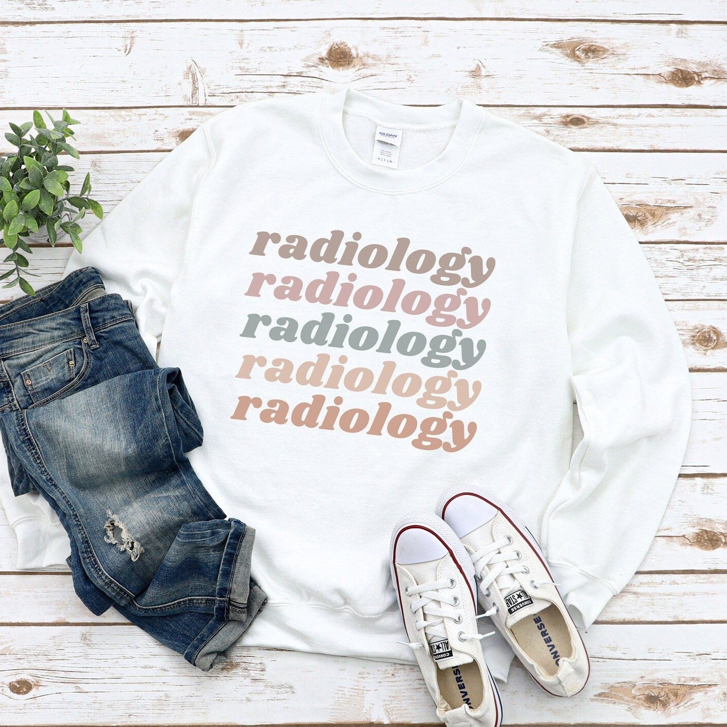 Light Retro Radiology Sweatshirt
