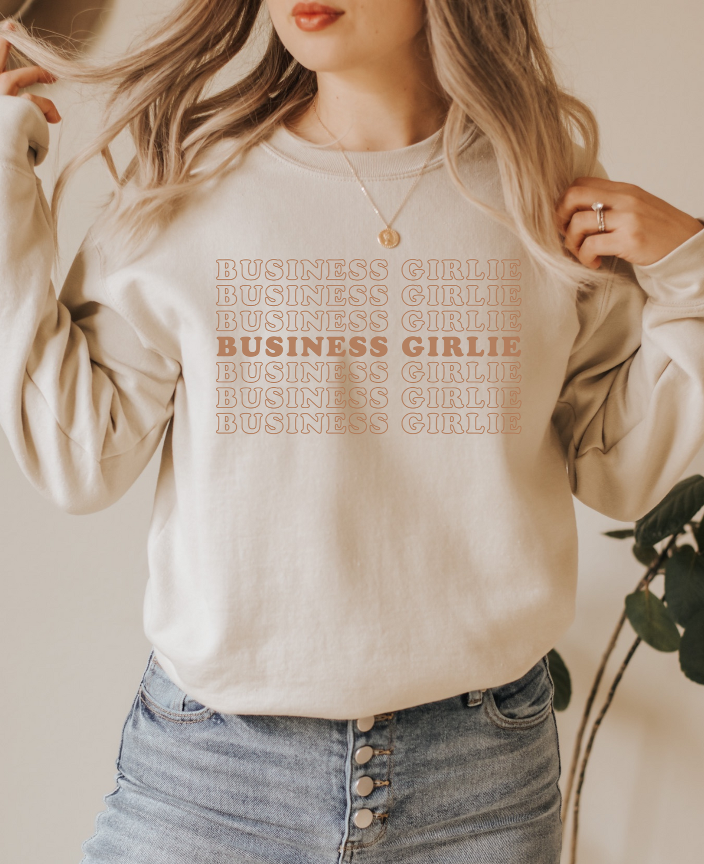 Business Girlie Sweatshirt