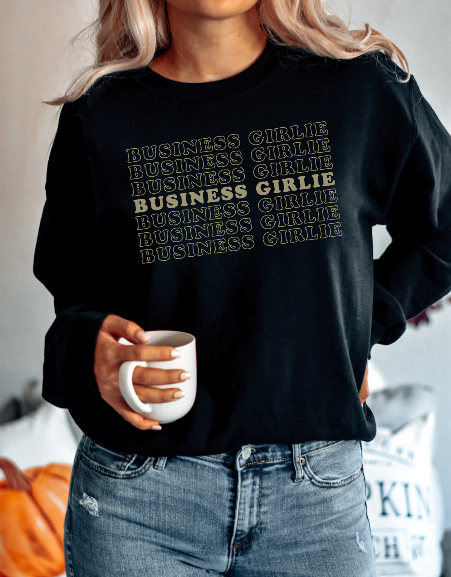 Business Girlie Sweatshirt