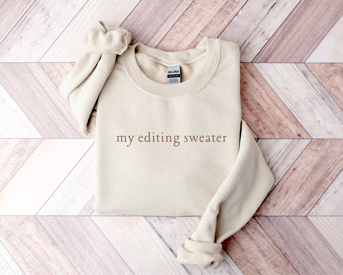 my editing sweater