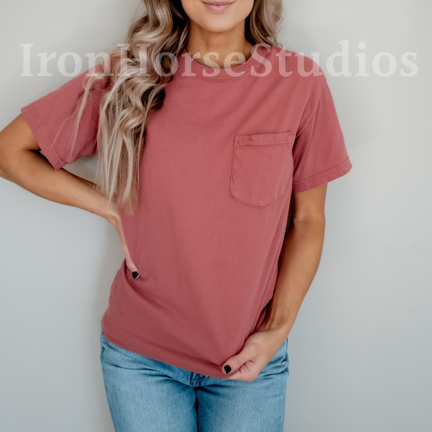 Blank Comfort Colors Tee - breast pocket