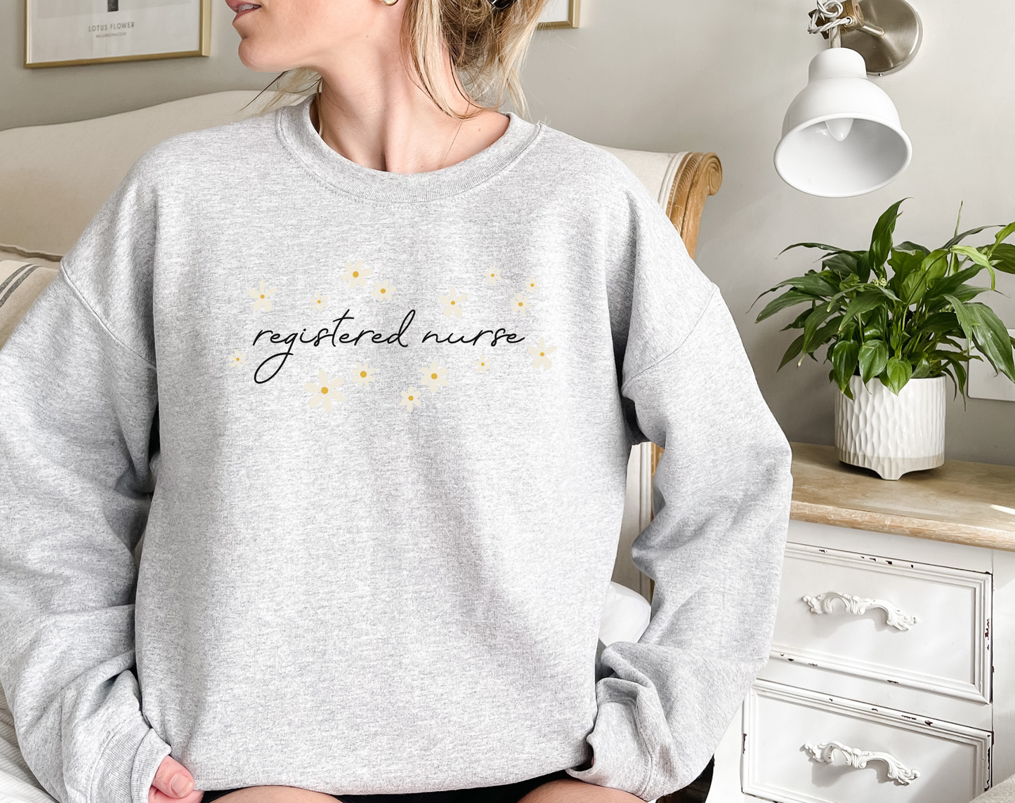 Registered Nurse Daisies Sweatshirt