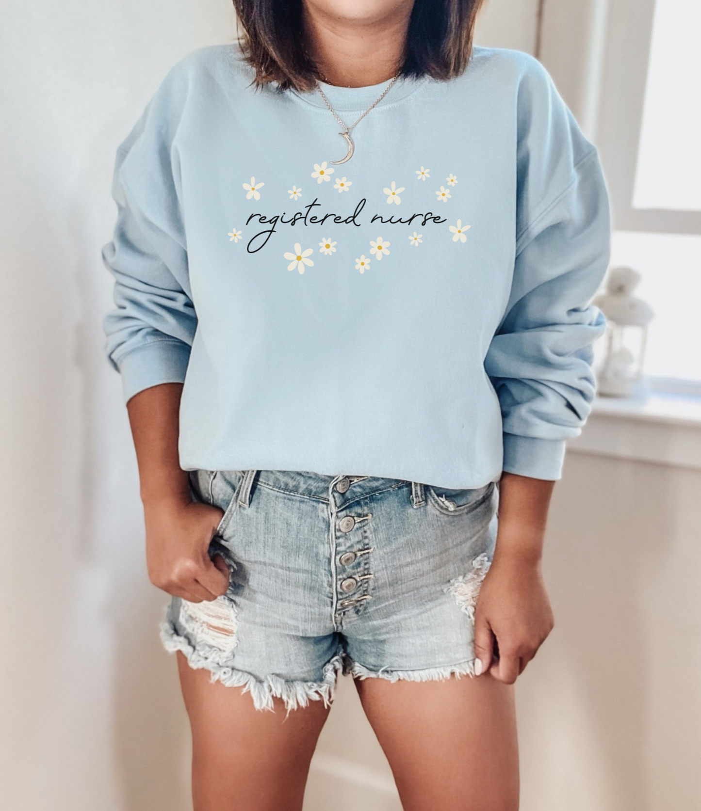 Registered Nurse Daisies Sweatshirt