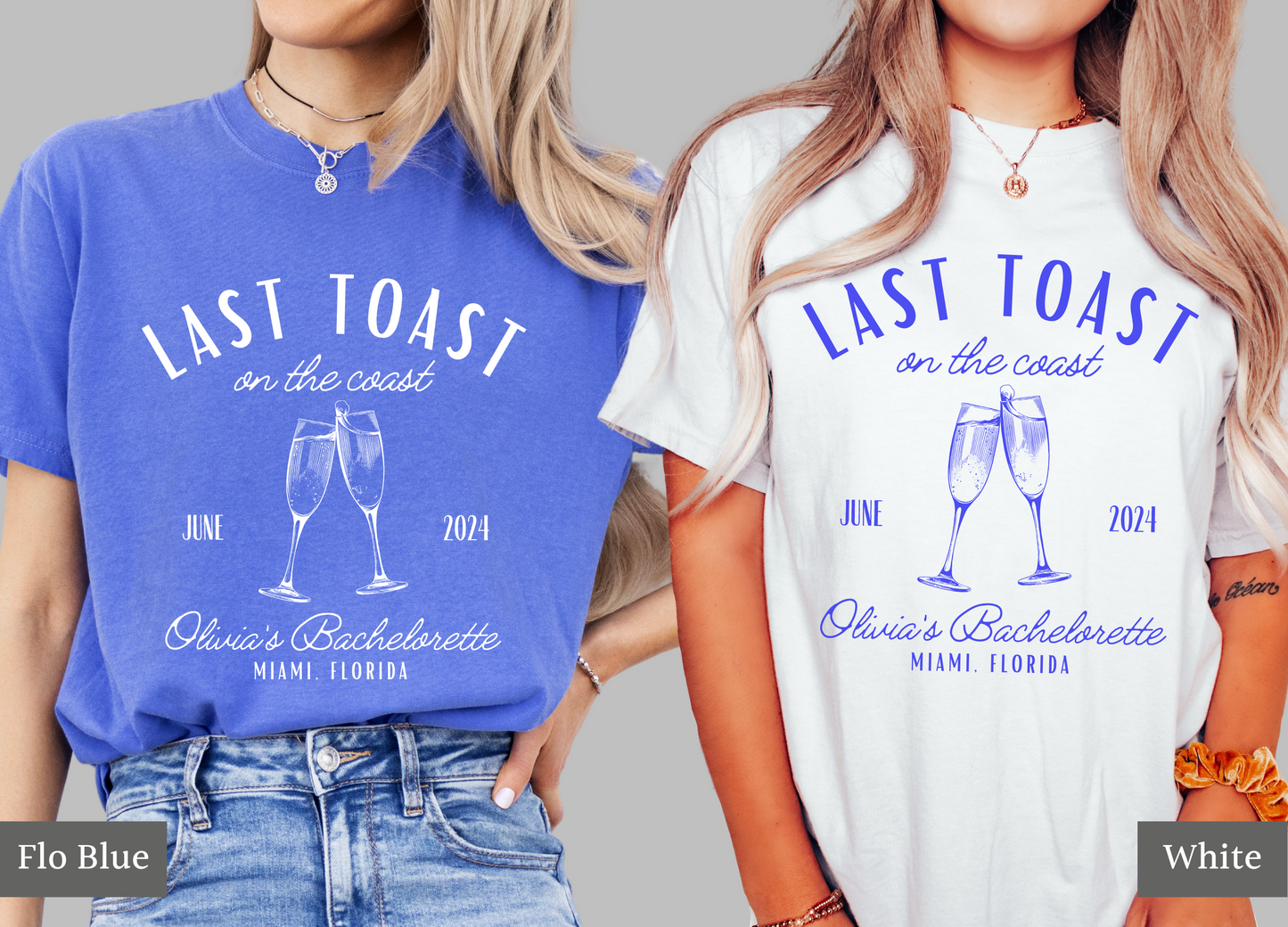 Last Toast on the Coast Bachelorette Shirt