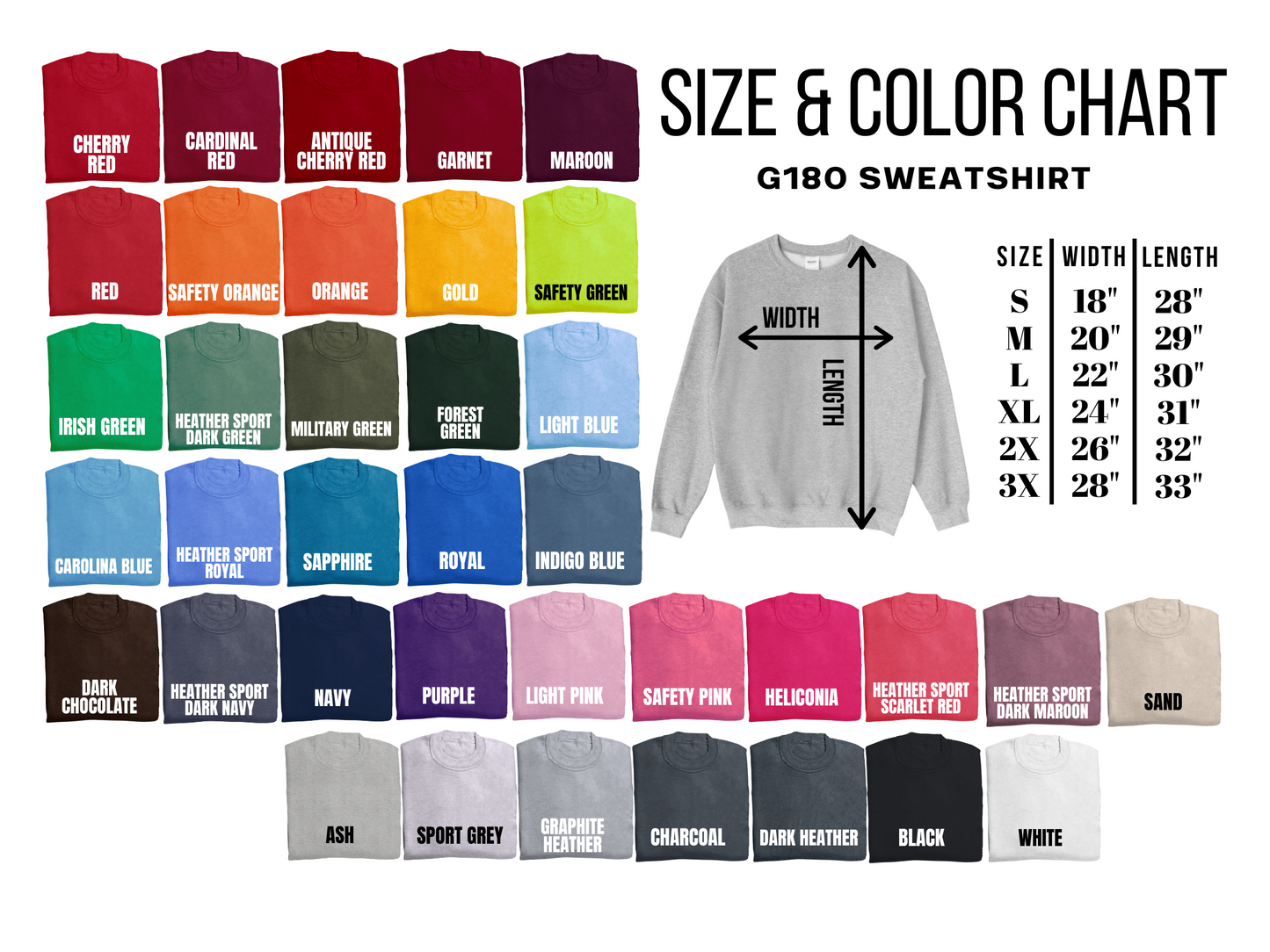 Blank Gildan Sweatshirt