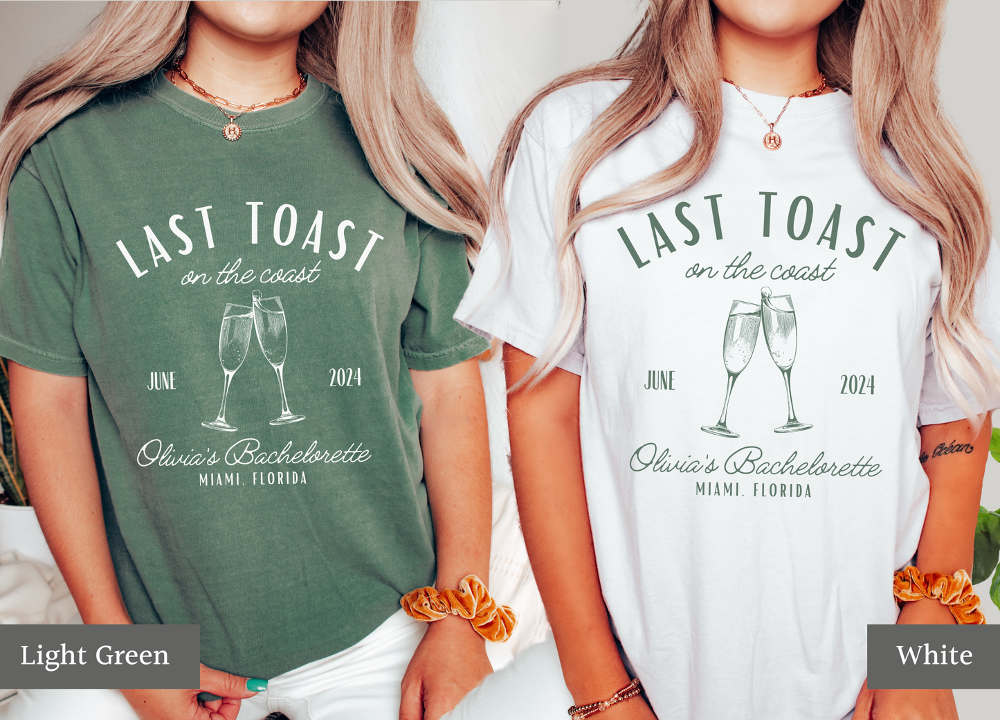 Last Toast on the Coast Bachelorette Shirt