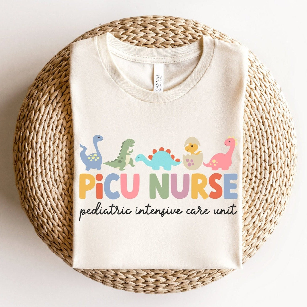 Dinosaur PICU Nurse Tee