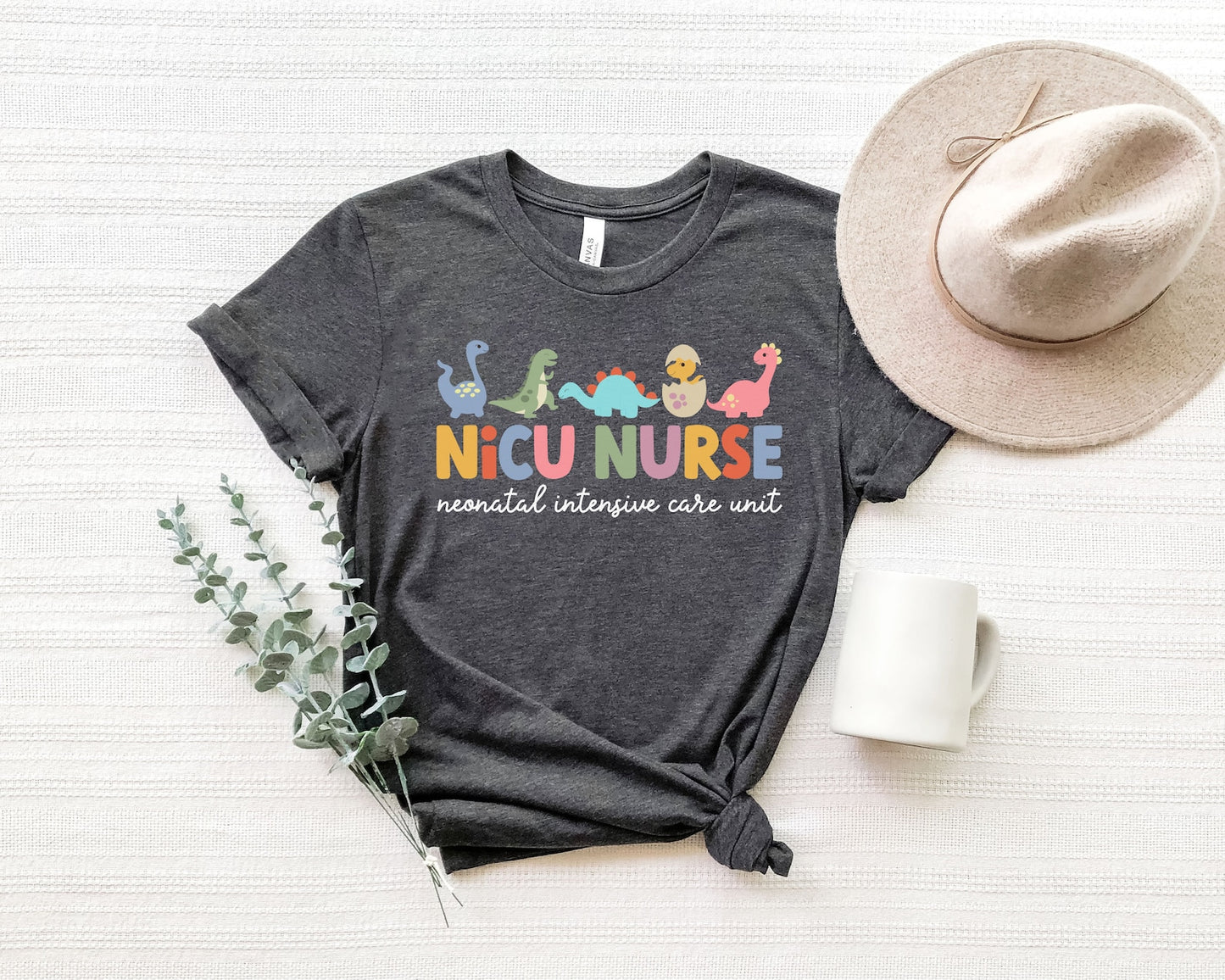 Dinosaur NICU Nurse Tee