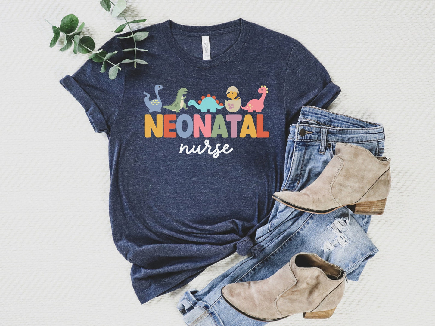 Dinosaur Neonatal Nurse Tee