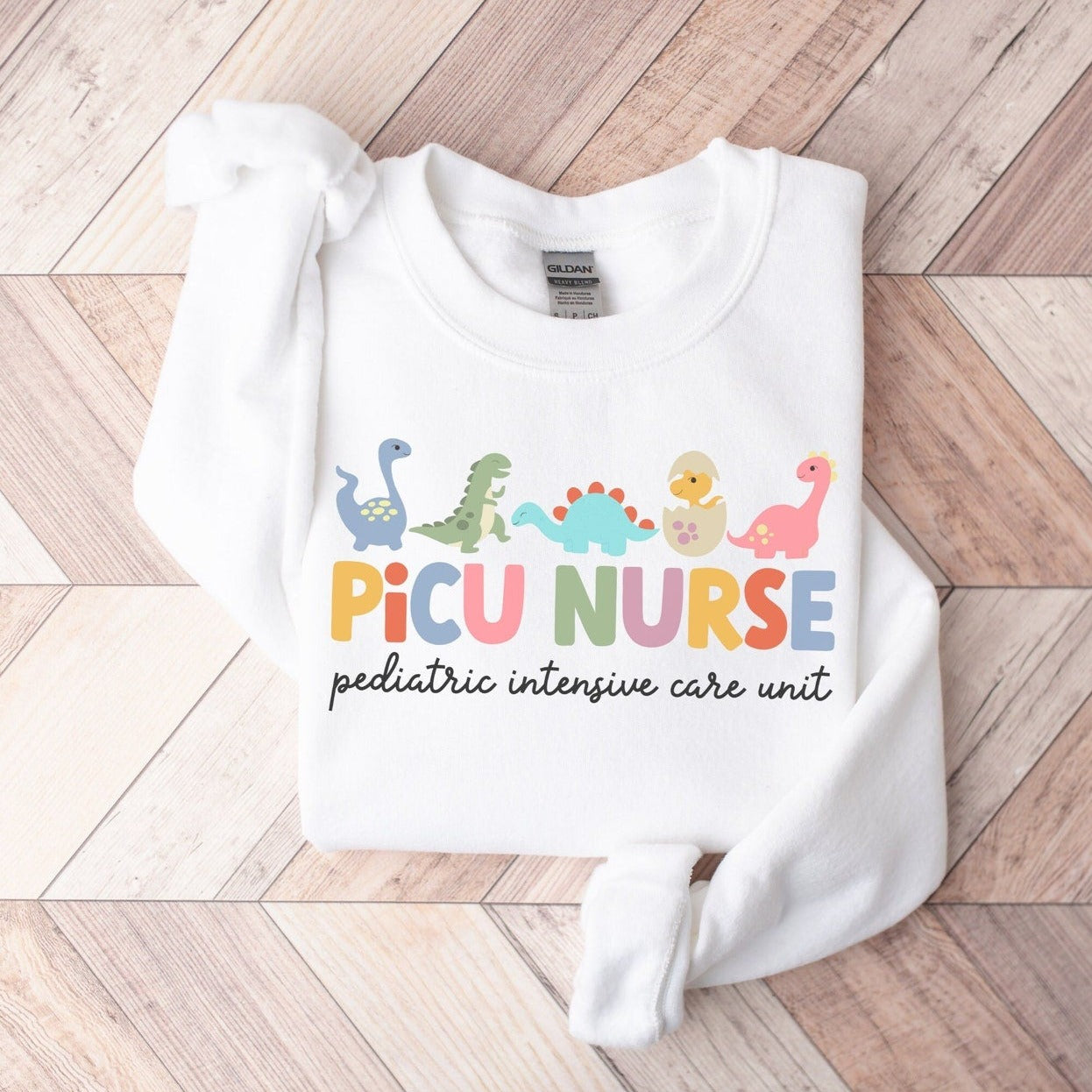 Dinosaur PICU Nurse Sweatshirt